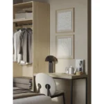 Лампа настольная Texture Sleek, 24х37 см, черная