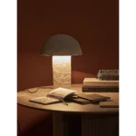Лампа настольная Texture Sleek, 32х42 см, белая